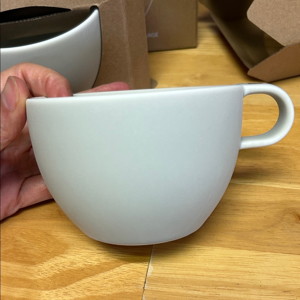 NIB Nespresso Barista Cappuccino Large Cups - Picture 6 of 8